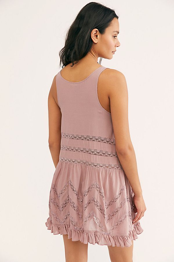 free people voile and lace trapeze slip